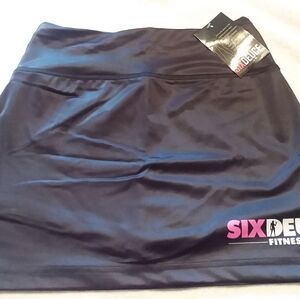 SIX DEUCE FITNESS SERIES BLACK SKIRT/SKORT MEDIUM